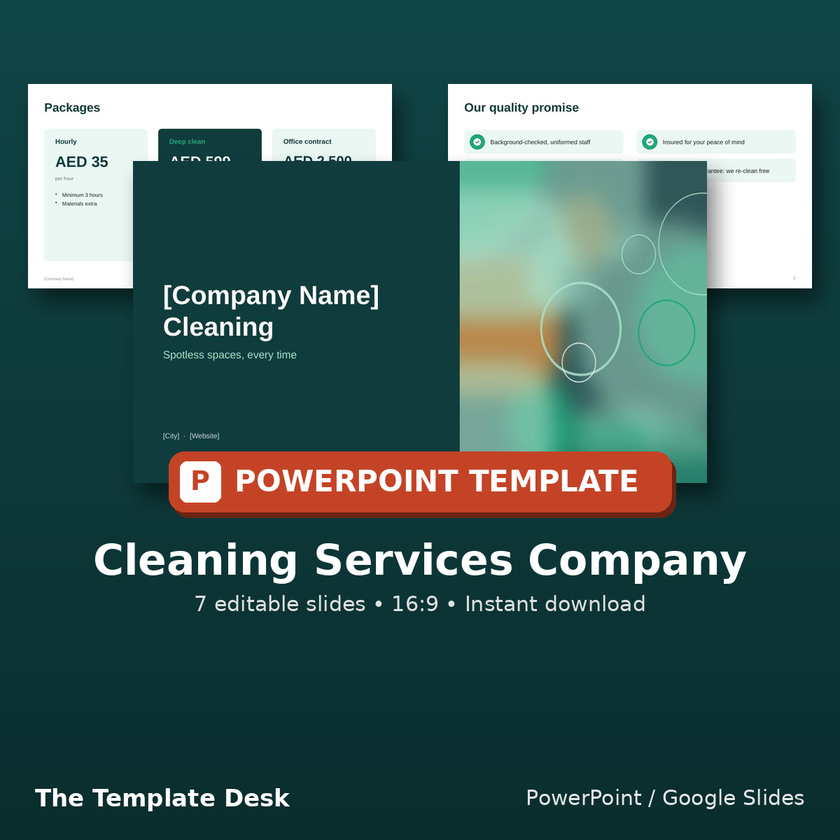 Cleaning Services Company – cover