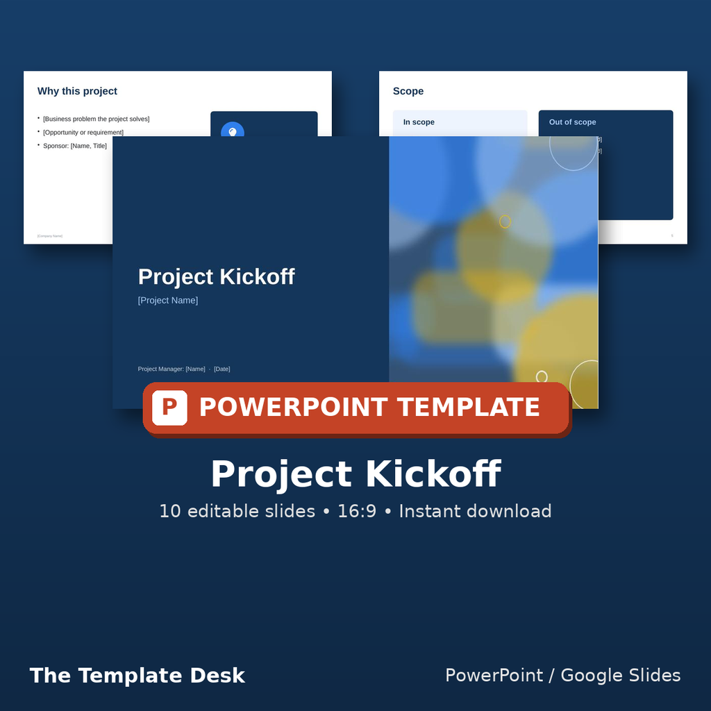 Project Kickoff – cover