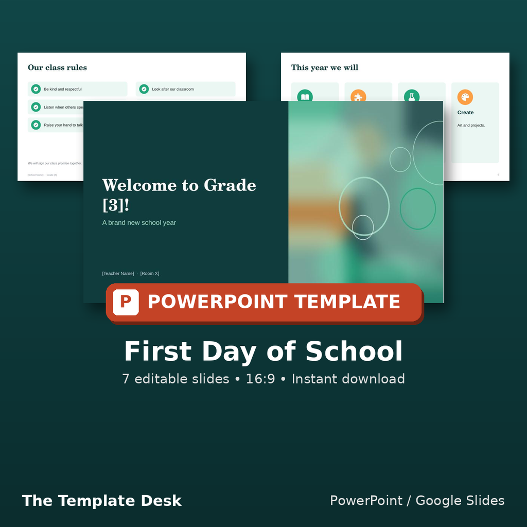 First Day of School – cover