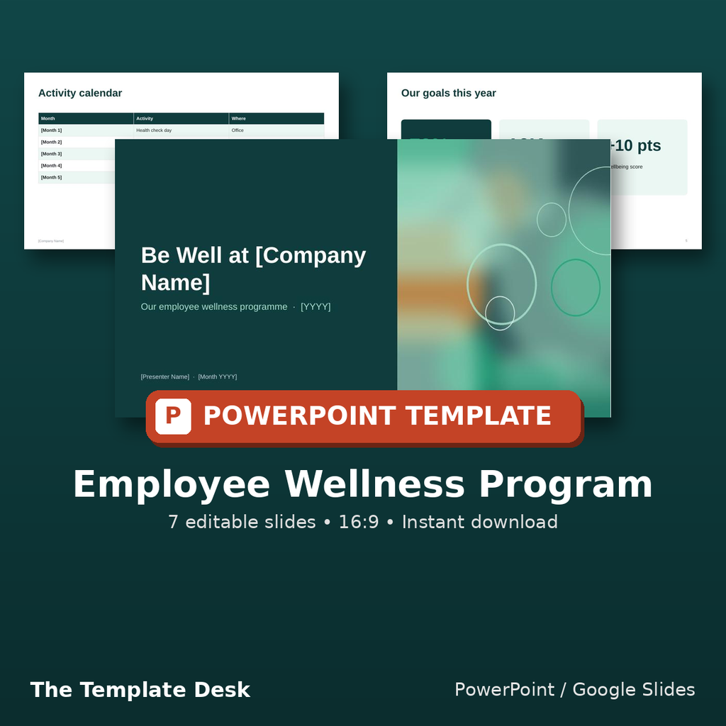 Employee Wellness Program – cover