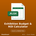 Exhibition Budget & ROI Calculator – Excel template
