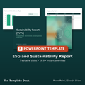 ESG and Sustainability Report – cover