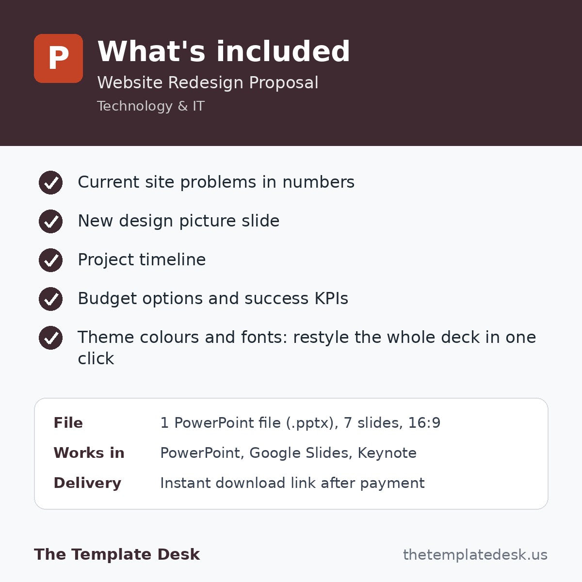 Website Redesign Proposal – what's included