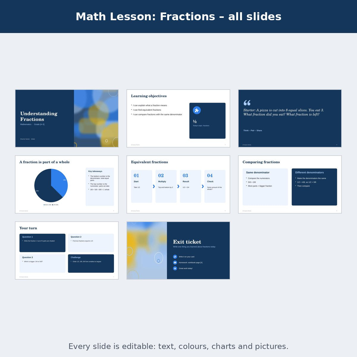 Math Lesson: Fractions – preview