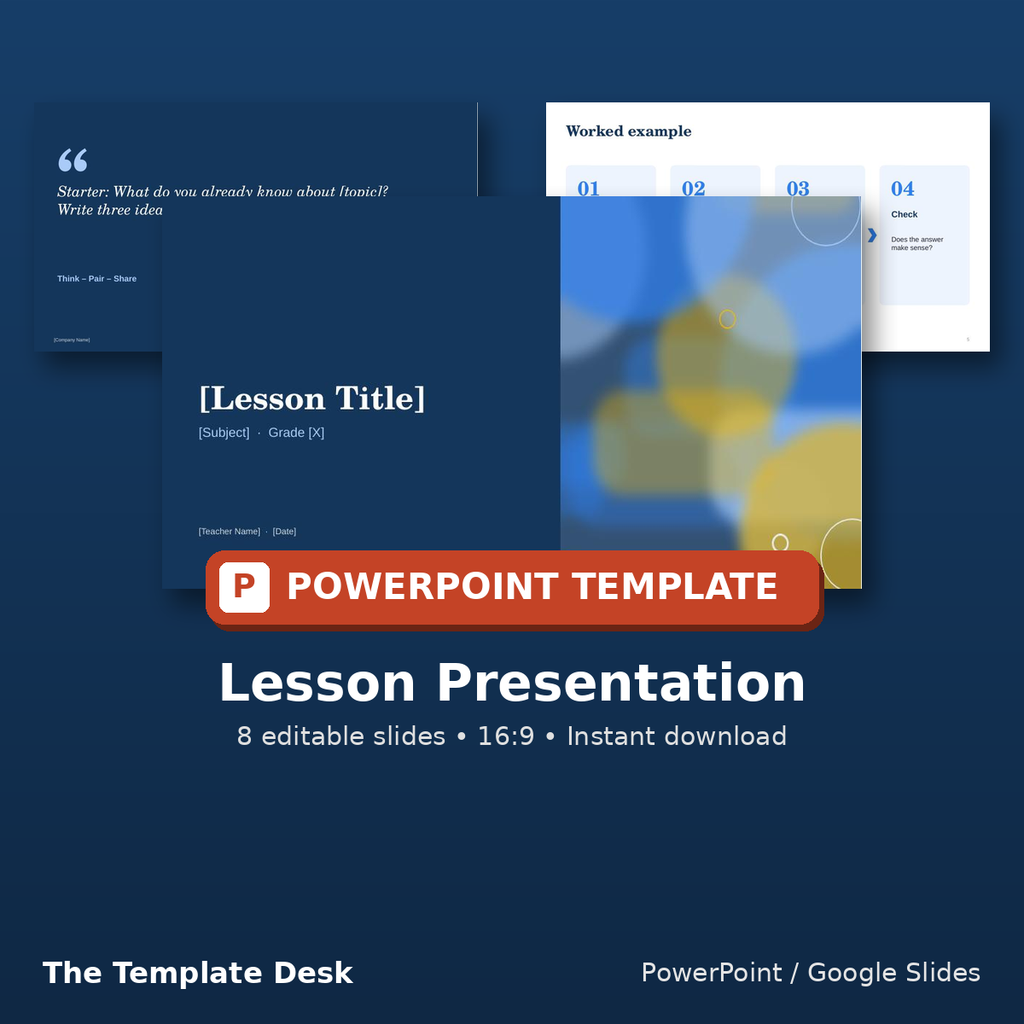 Lesson Presentation – cover