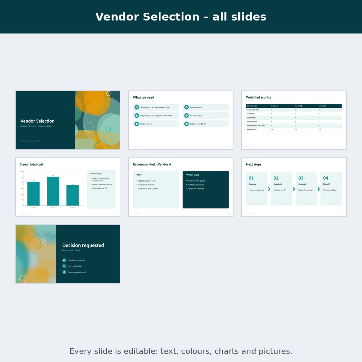 Vendor Selection – preview