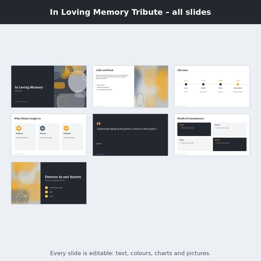 In Loving Memory Tribute – preview