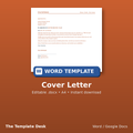 Cover Letter – cover