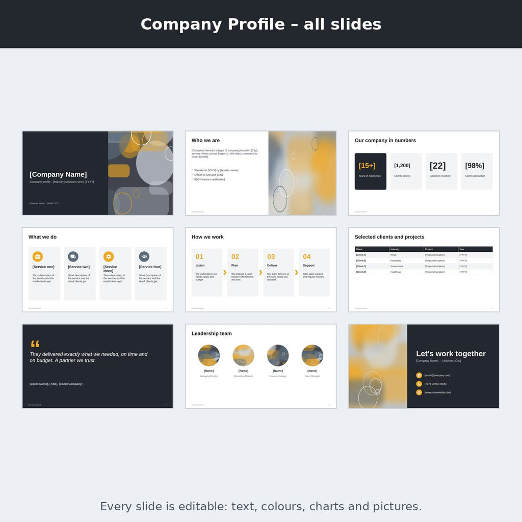Company Profile – preview