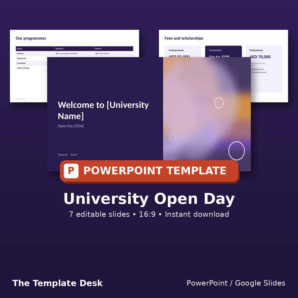 University Open Day – cover
