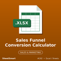 Sales Funnel Conversion Calculator – Excel template