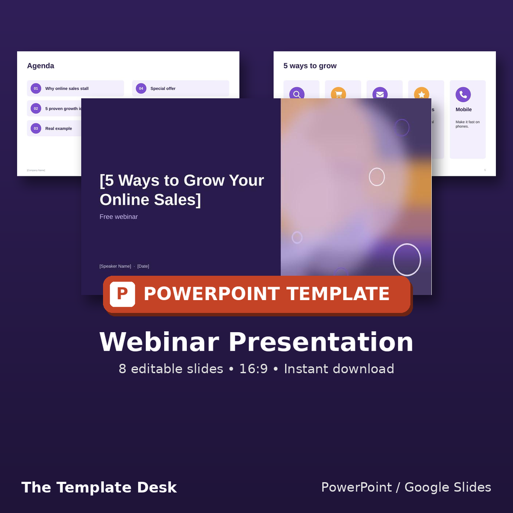 Webinar Presentation – cover