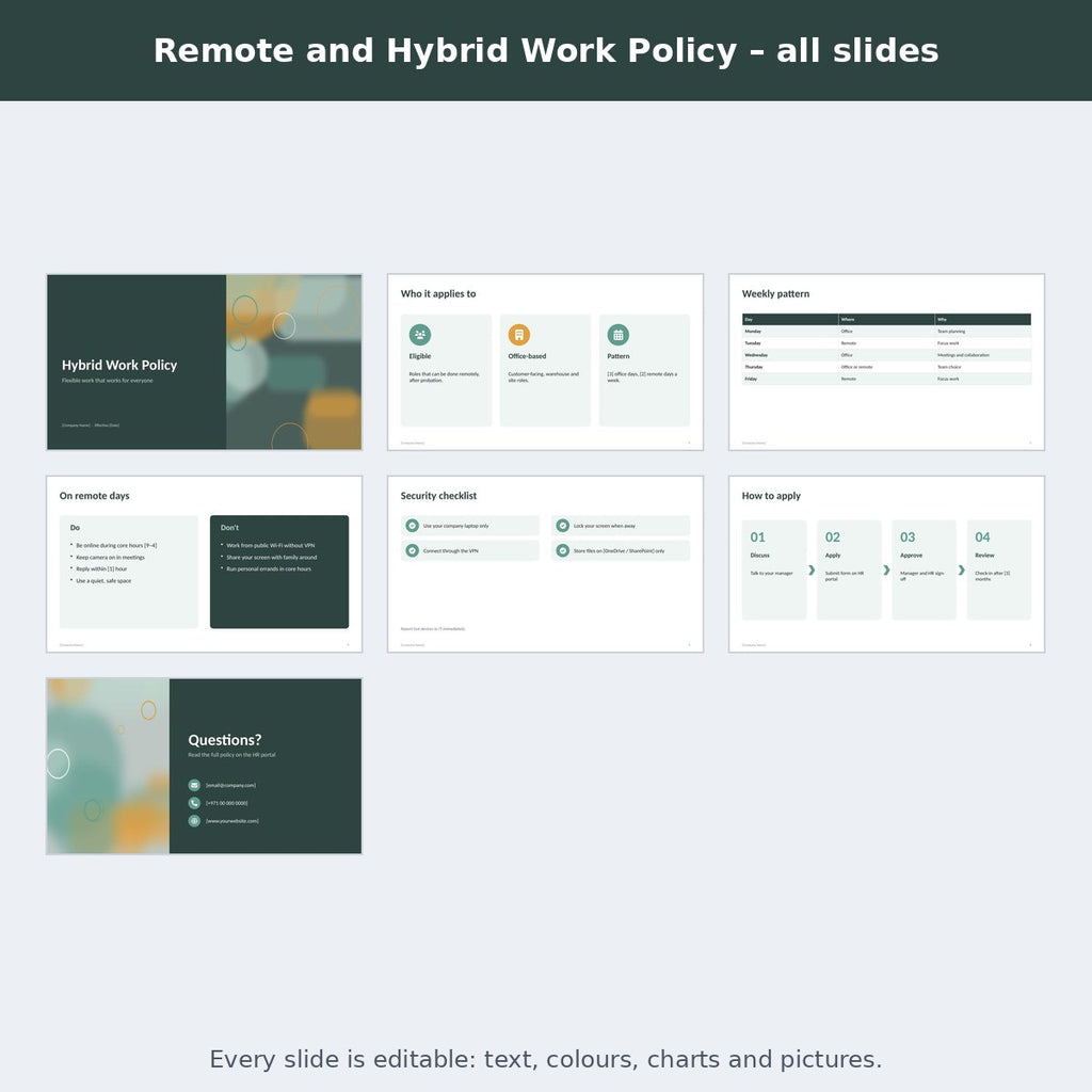 Remote and Hybrid Work Policy – preview
