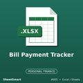 Bill Payment Tracker – Excel template