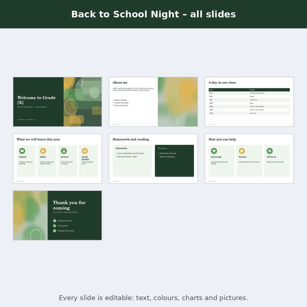 Back to School Night – preview