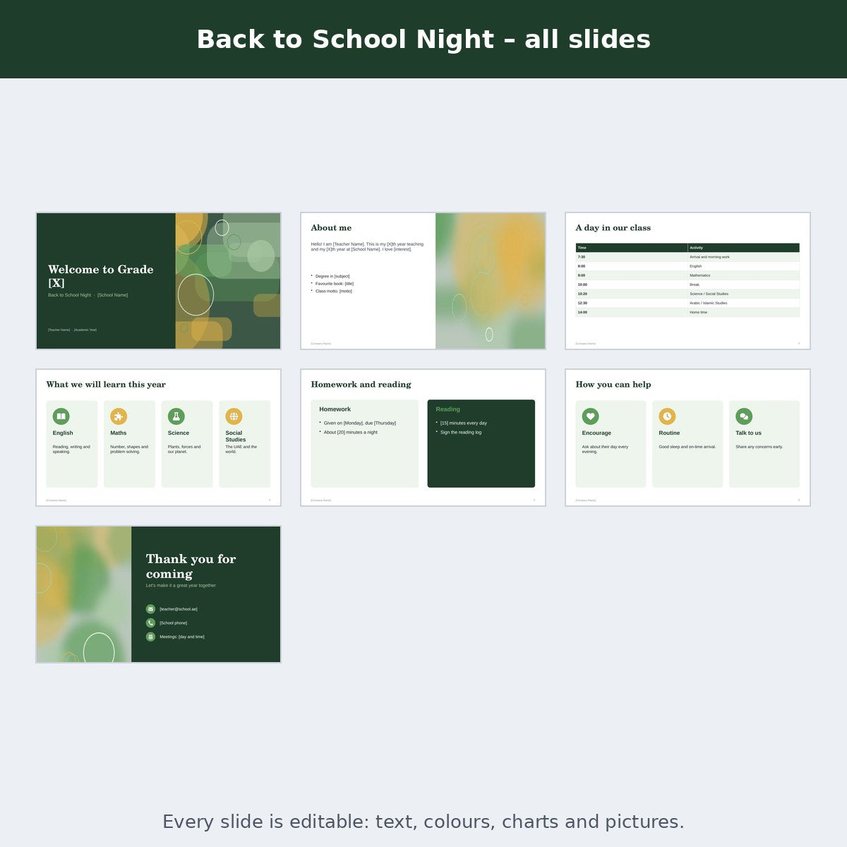 Back to School Night – preview