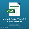 Missed Fasts (Qada) & Fidya Tracker – cover